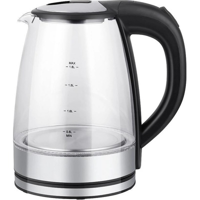 Finlux FK-17745K Електрическа кана, 1.8 литра, 1800 W, 2 Литри (FK-17745K)
