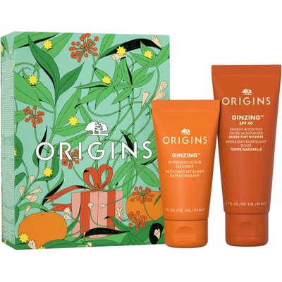 Origins GinZing Protect & Glow Set подаръчен комплект за суха кожа