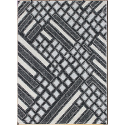 Berfin Dywany Aspect 1812 Dark Silver Grey