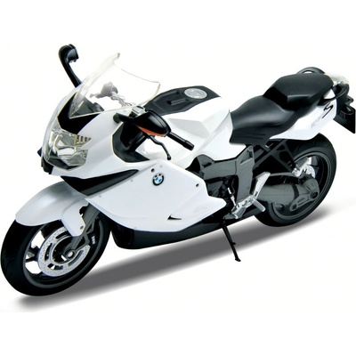 Welly Motocykel BMW K1300S model biely 1:10