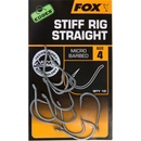 FOX EDGES HOOK STIFF RIG STRAIGHT Micro Barbed vel.6 10 ks