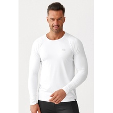 Rough Radical Tričko Vital Zip Ls White