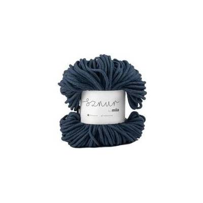 Bavlněná šnůra MILA 5 mm - jeansová