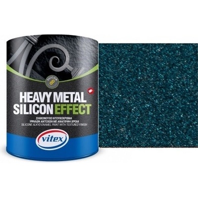 Vitex Heavy Metal Silicon Effect - štrukturálna kováčska farba 780 Aquamarine 0,750 L 0590