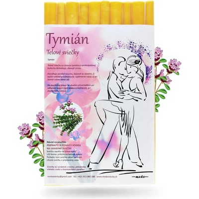 Medosviecky Jan Melich tělové svíčky Tymián