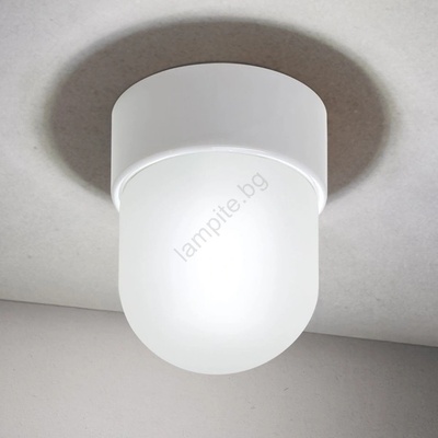 Orion - плафон OSTIA 1xE27/40W/230V Ø 9, 8 cm бял (OR0312)