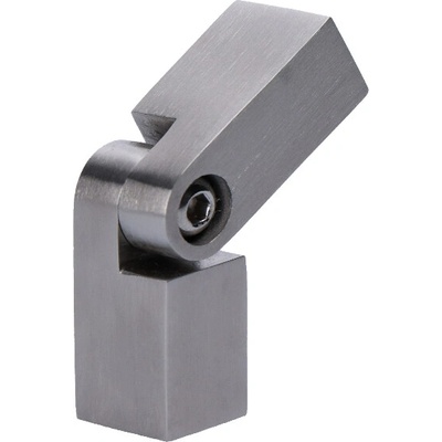 Spoj nastavitelný na tyč 12 x 12 mm, broušená nerez AISI 304