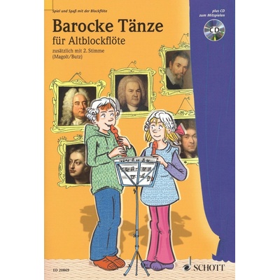 Barocke Tänze pro 1 nebo 2 altové flétny + CD