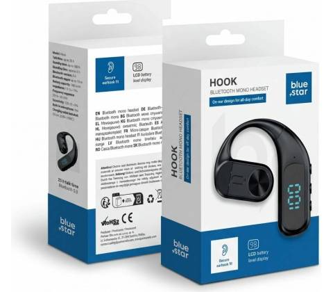 Blue Star Hook Black