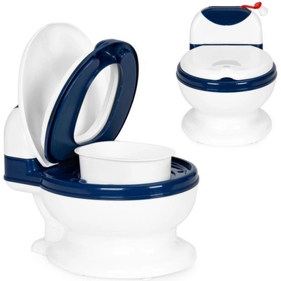 Ecotoys detský nočník modro-biely
