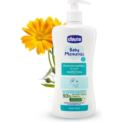 CHICCO Šampón na telo s dávkovačom Baby Moments Protection 93 % prírodných zložiek 500 ml