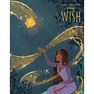 Disney Wish Poster Wall Art - Black