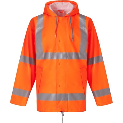 Yoko Hi-Vis prodyšná bunda do deště HVS450 Fluorescent Orange