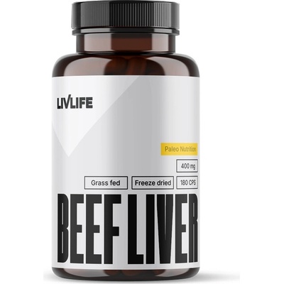 COSMIX LivLife Beef Liver 400 mg 180 kapslí