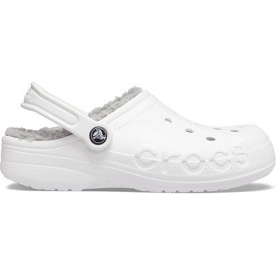 Crocs Baya Lined Clog Womens - White/Grey
