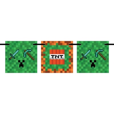 GODAN Girlanda vlajky Minecraft TNT 300 cm – Hledejceny.cz