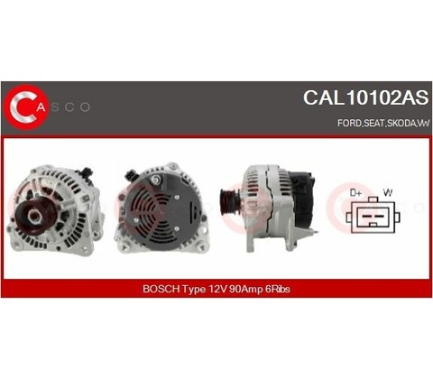 Alternátor CASCO CAL10102AS