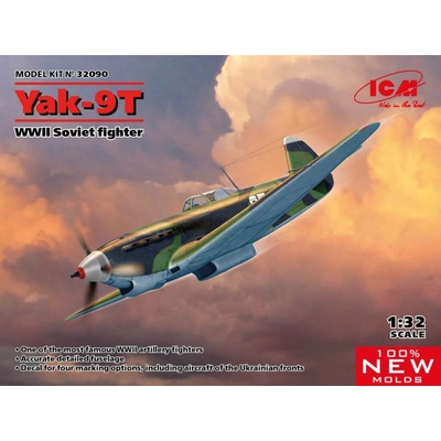 ICM Yakovlev Yak 9T Soviet WWII fighter 4x camo 1:32