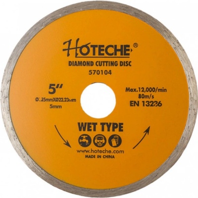 Hoteche Kotúč diamantový rezný 125 x 22,23 x 5 mm 570104