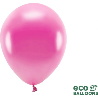 Latexové balóniky metalické Eco fuchsiové 30cm