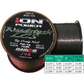 AWA-Shima Ion Power Weedstash LCS 600 m 0,309 mm 10,9 kg