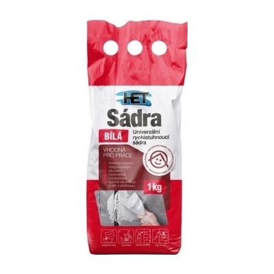 HET sádra bílá, 1 kg