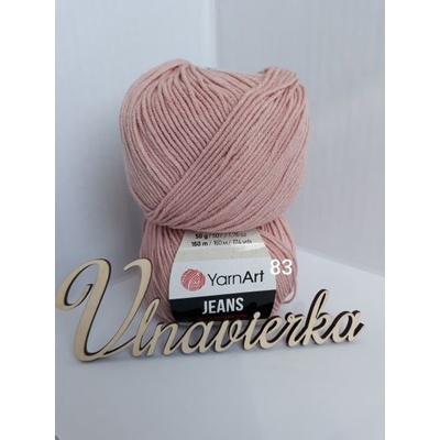 YarnArt Jeans 83 ružová svetlá