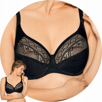 Gaia BS 059 Daniela nevystužená podprsenka čierna
