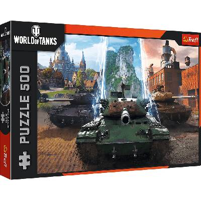 TREFL World of Tanks Čas na akciu 500 dielov