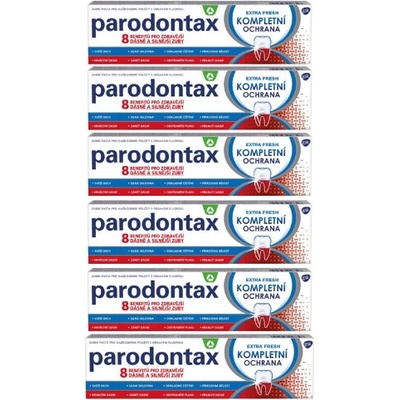 Parodontax Kompletní ochrana EXTRA FRESH 6 x 75 ml