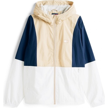 Tommy Jeans Men's Chicago Hooded Long Sleeve Windbreaker - Ecru/Beige
