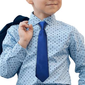 Detská kravata kráľovská modrá
