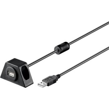 PremiumCord usb 2.0 a - a кабел, m/f, за настолен компютър, 2 м, черен ku2dock2 (ku2dock2)