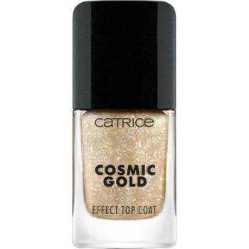 Catrice Effect Top Coat Cosmic Gold блестящ топ лак за нокти с брокат 10.5 ml нюанс 030 Celestial Light