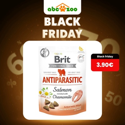 Brit snack Antiparasitic salmon & chamonile 150 g