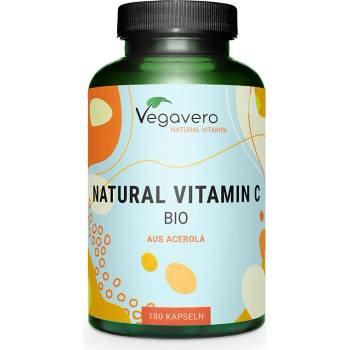 Vegavero Витамин С (от БИО Ацерола) 180 капсули | Vegavero (VV-VITA-124)