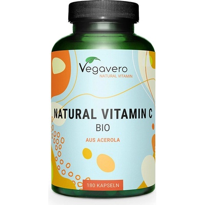 Vegavero Витамин С (от БИО Ацерола) 180 капсули | Vegavero (VV-VITA-124)