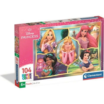 Clementoni - Puzzle Collage princess - 100 piese