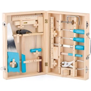 Woodyland Метални инструменти в дървен куфар (91800)