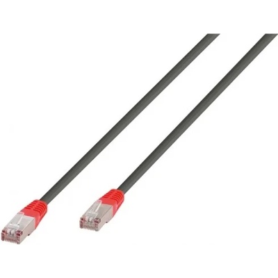 Vivanco Мрежов кабел Vivanco - 45911, RJ45/RJ45, 2m, сив/червен (45911)