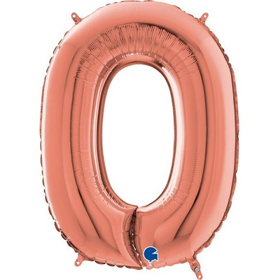 Grabo Fóliový balónik Nafukovacie číslice Rose Gold 66 cm