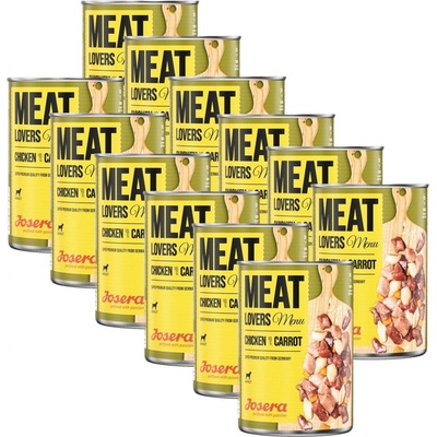 Josera Dog Meat Lovers Menu Chicken with Carrot 12 x 400 g