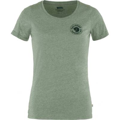 Fjällräven Дамска тениска Fjällräven Women's 1960 Logo T-shirt - Patina Green / Melange (116-5715-0515)