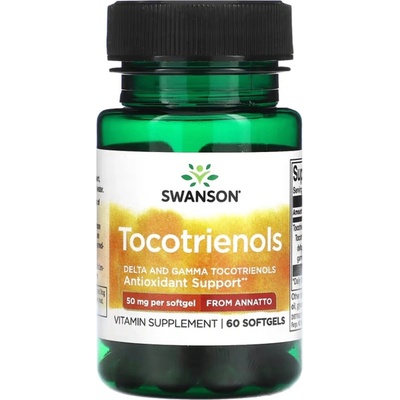 Swanson Tokotrienoly Delta Gold s Annato 50 mg 60 kapslí