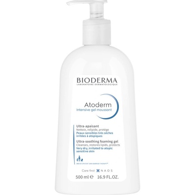 Bioderma Atoderm Intensive Gel Moussant výživný pěnivý gel pro velmi suchou citlivou a atopickou pokožku 500 ml