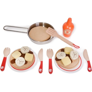 Classic World Детски дървен готварски комплект - палачинки (5066)