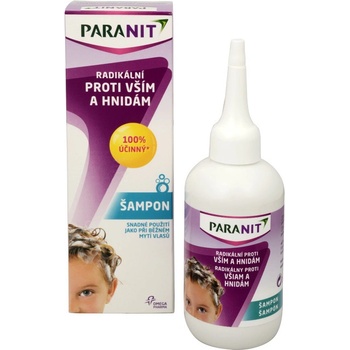 Omega Pharma Paranit ošetrujúci šampón proti všiam a hnidám 100 ml + hrebeň darčeková sada