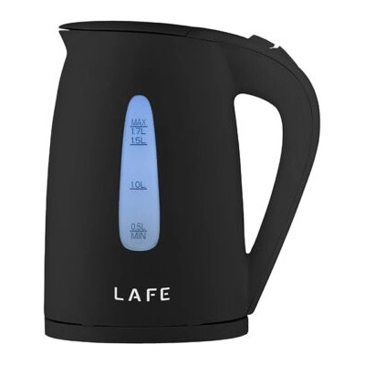 Lafe Essential, 2200W, 1, 7 L, Воден филтър, 360°, Пластмаса, Черно, Електрическа кана (LAFCZA47458)