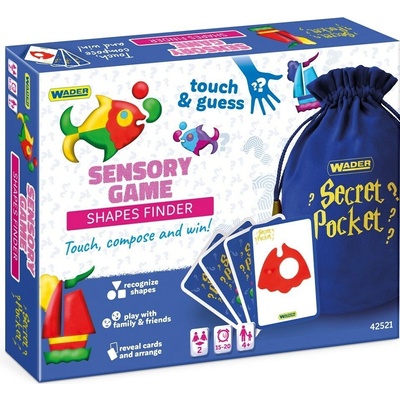 Wader Secret Pocket: Hľadanie tvarov - senzorická hra