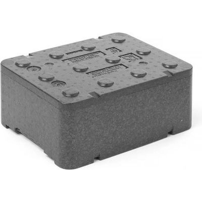 Termoizolační boxz piocelanu, HENDI, Kitchen Line, 13L, 400x300x(H)173mm černá